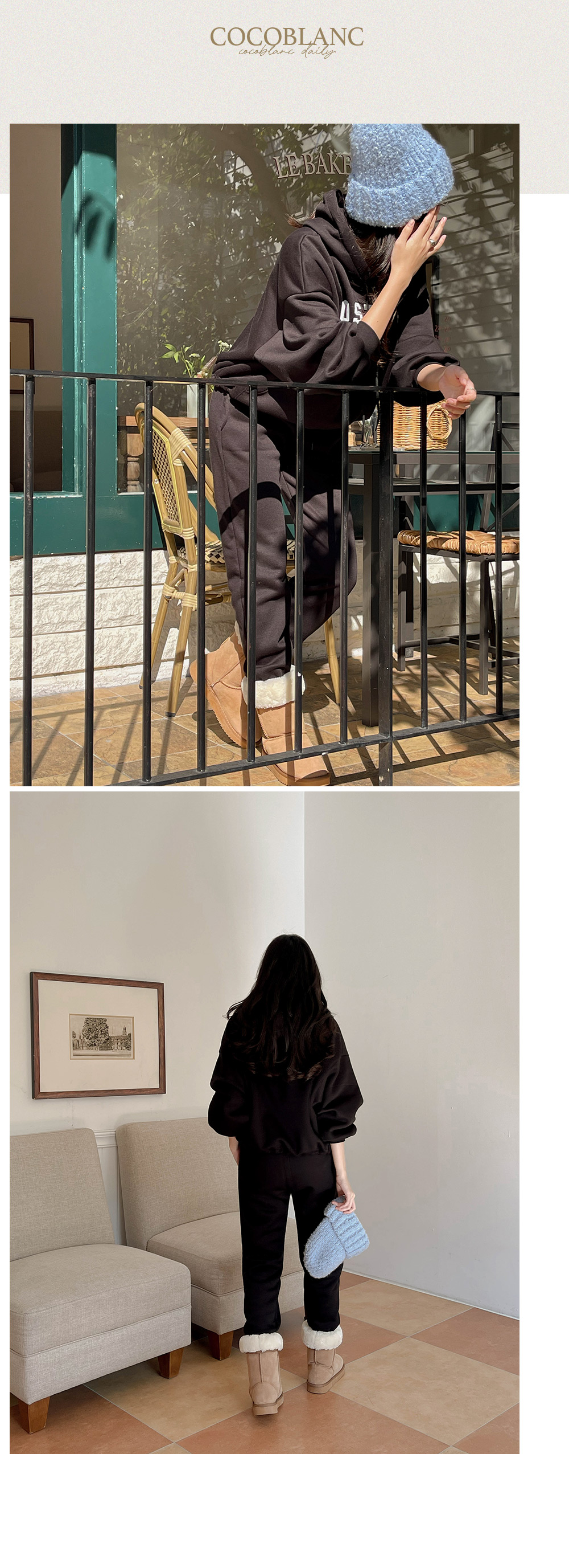 부클 골지 비니 상세 이미지 26