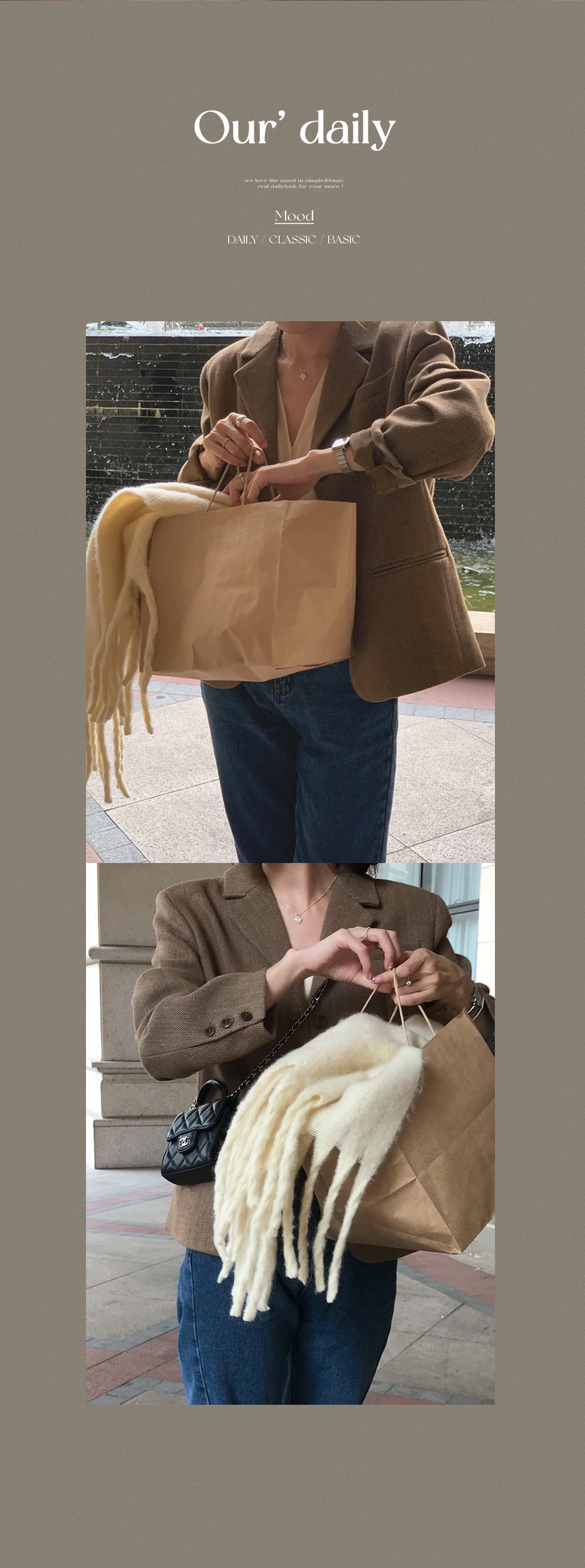 [단독][봄🌷하객룩][1천장돌파] 마가렛 헤링본 싱글자켓 상세 이미지 6