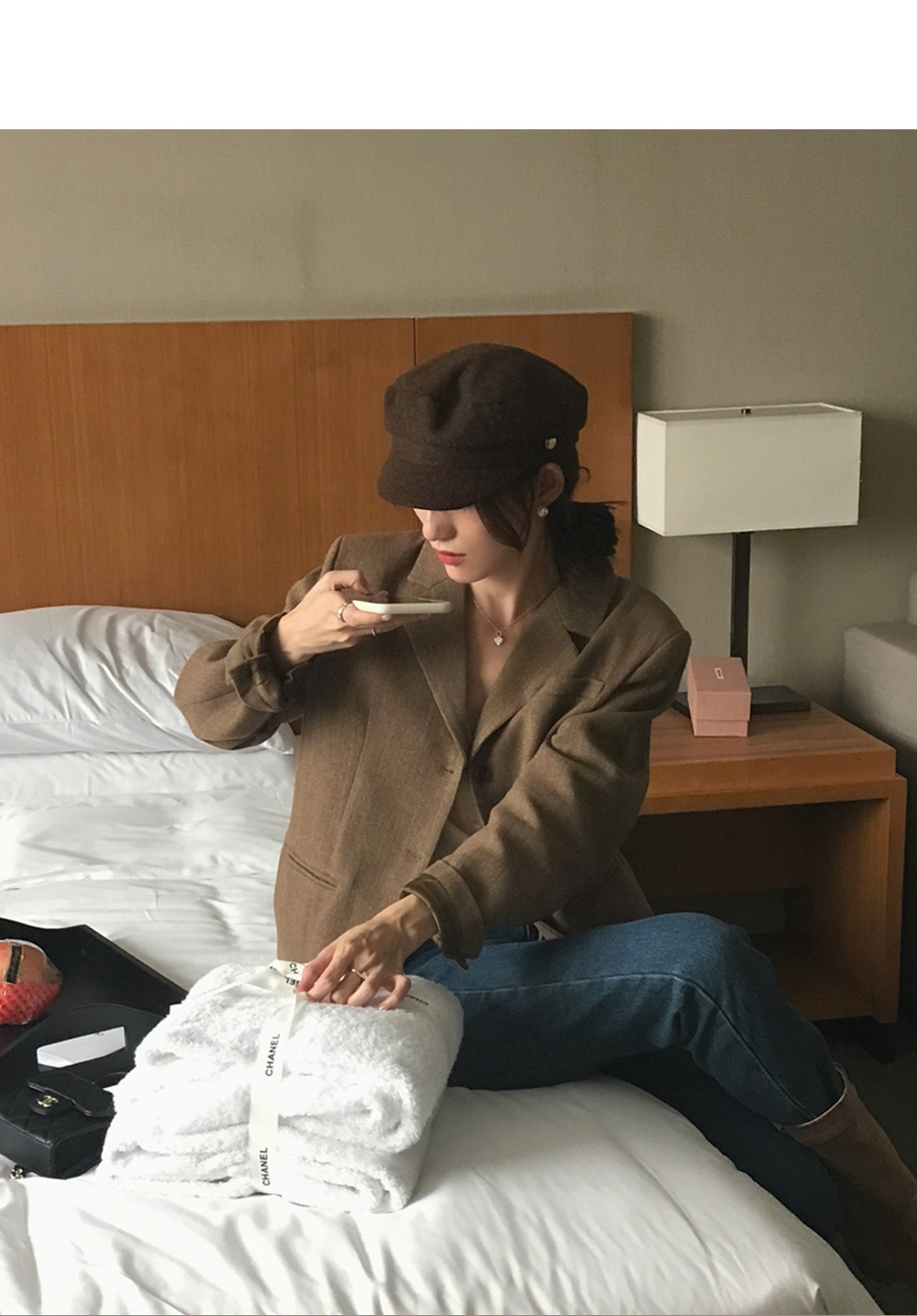 [단독][봄🌷하객룩][1천장돌파] 마가렛 헤링본 싱글자켓 상세 이미지 10