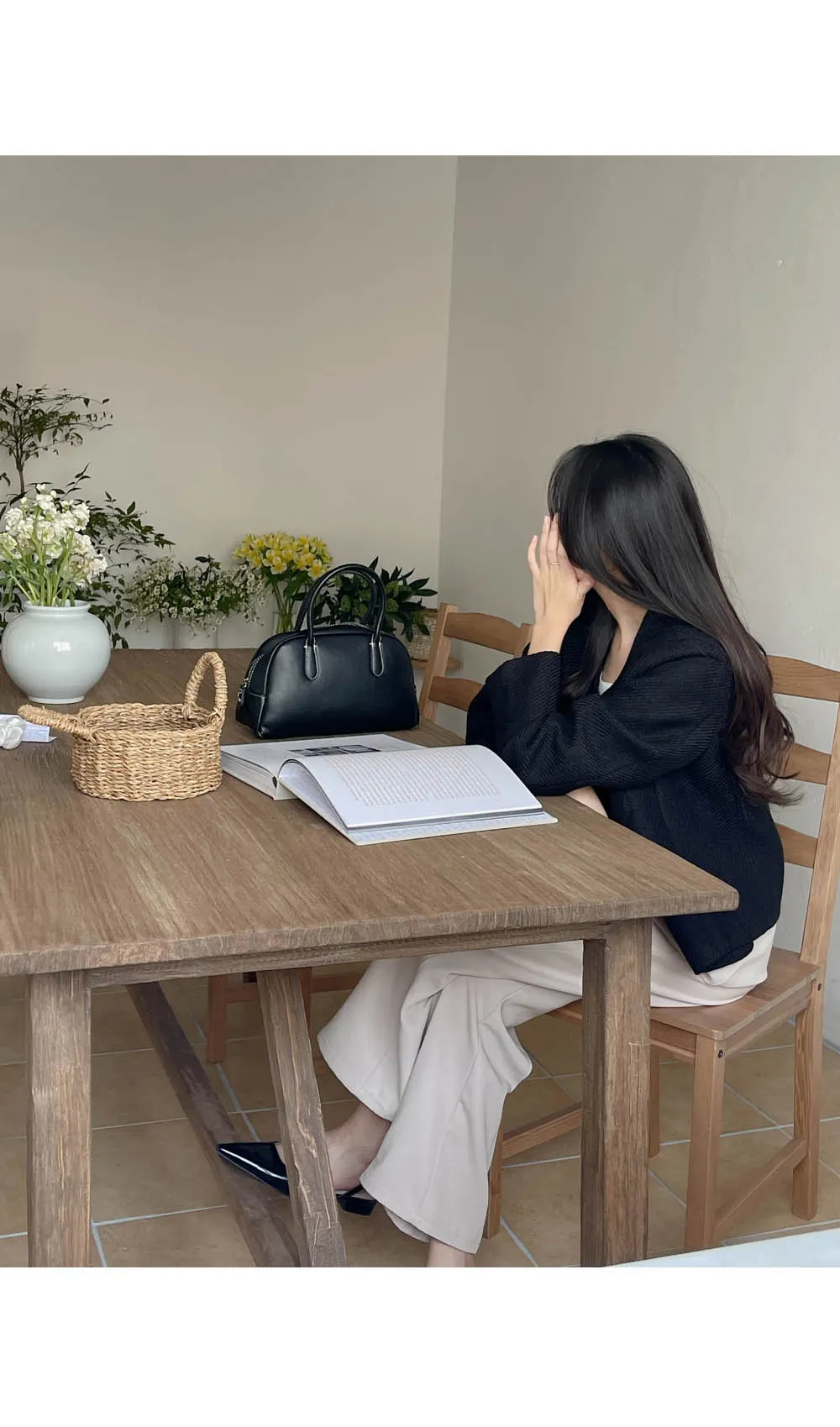 [봄BEST🌷하객룩/오피스룩][1만장돌파][코코메이드]엔느 노카라 트위드자켓 상세 이미지 40