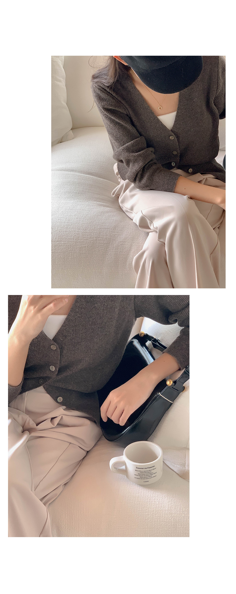 [단독][여름BEST🌴][이태리코튼/반팔ver추가][6천장돌파] 코튼 브이넥 가디건 상세 이미지 56