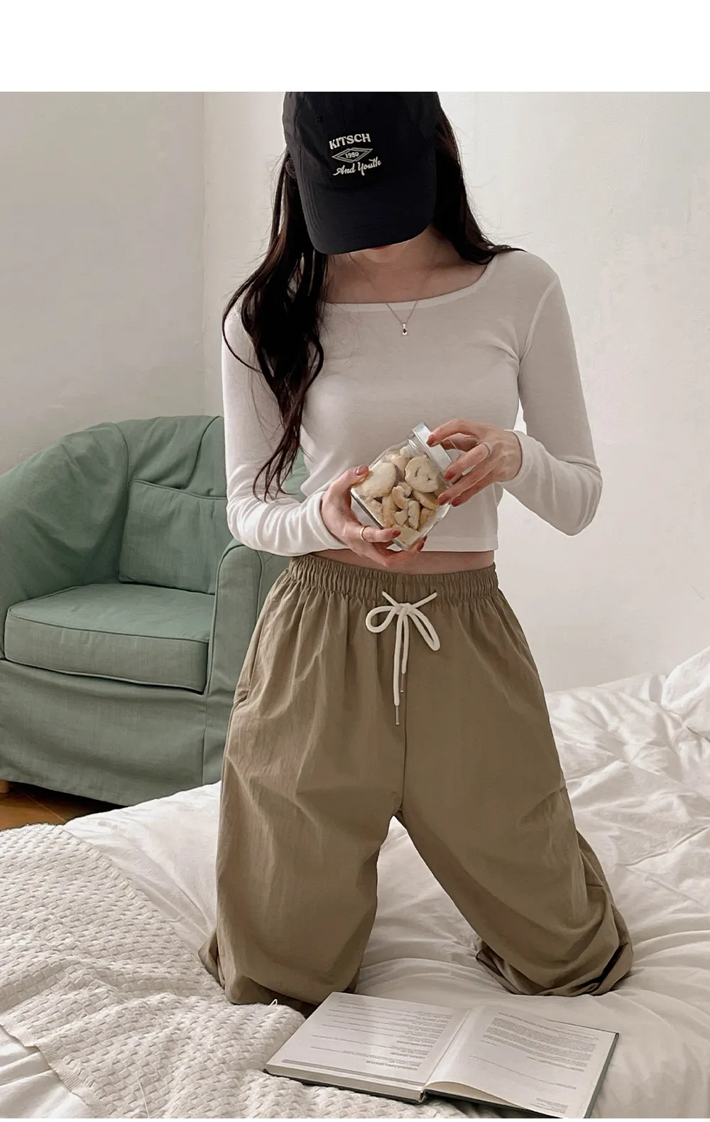 [여름BEST♥휴가룩/장마룩/1+1 할인][5천장돌파] 토스 와샤 투웨이팬츠(밴딩) 상세 이미지 63