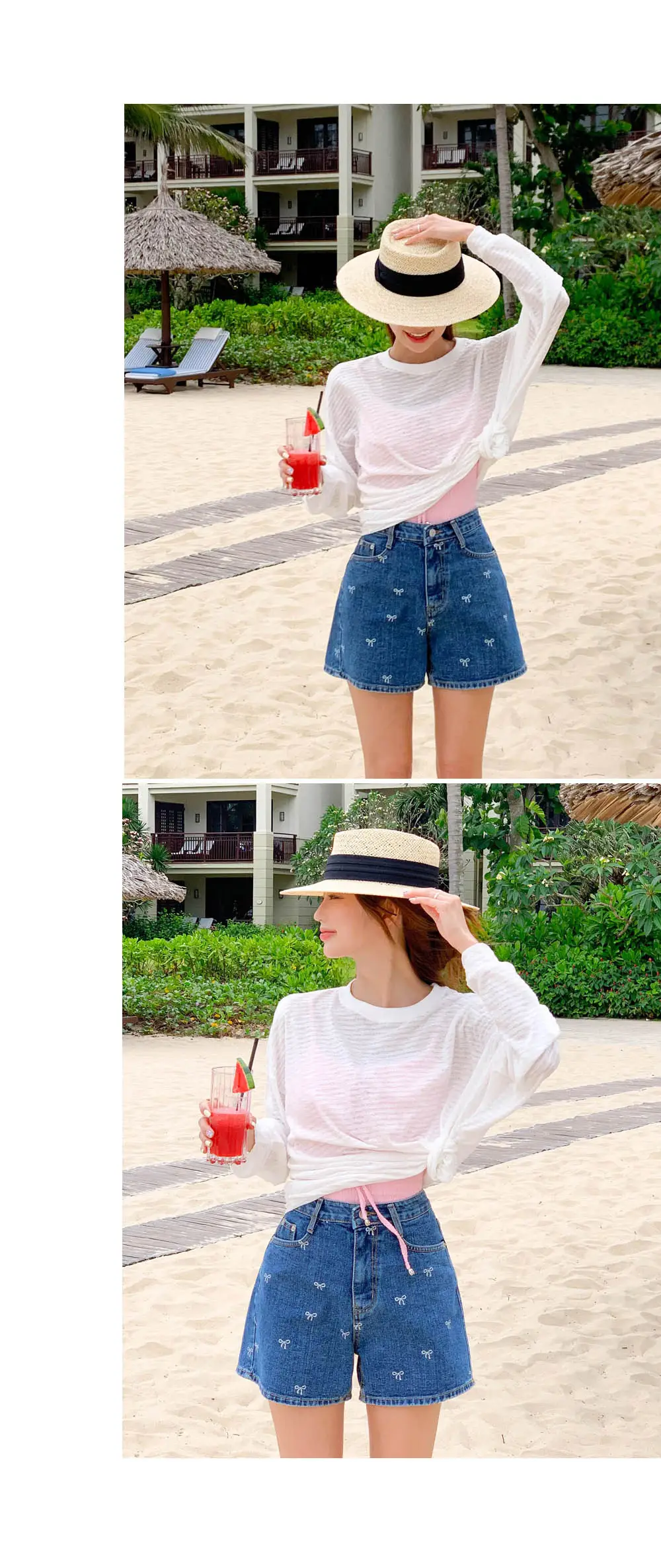 [여름신상🌴휴가룩] 모브 라피아 페도라 상세 이미지 8