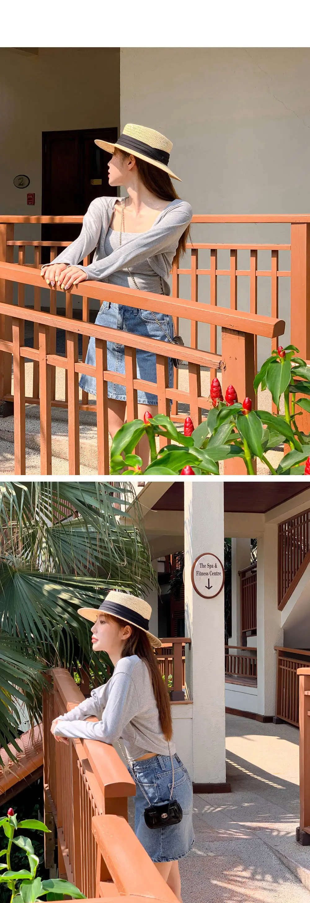 [여름신상🌴휴가룩] 모브 라피아 페도라 상세 이미지 13