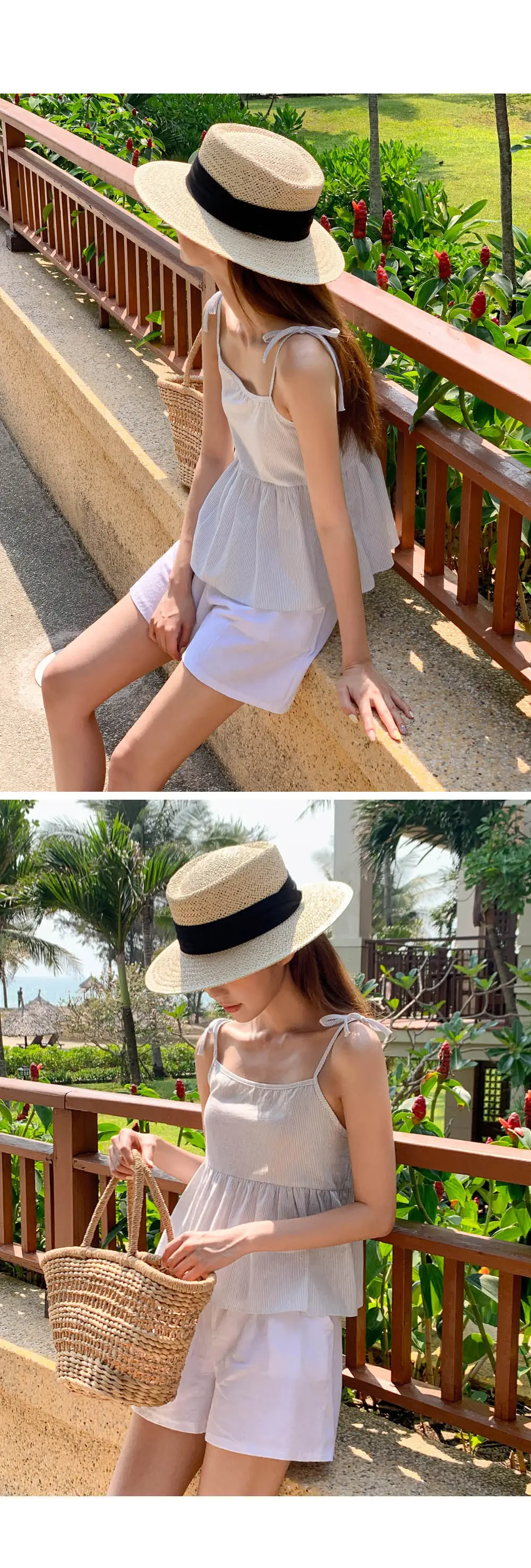 [여름신상🌴휴가룩] 모브 라피아 페도라 상세 이미지 23