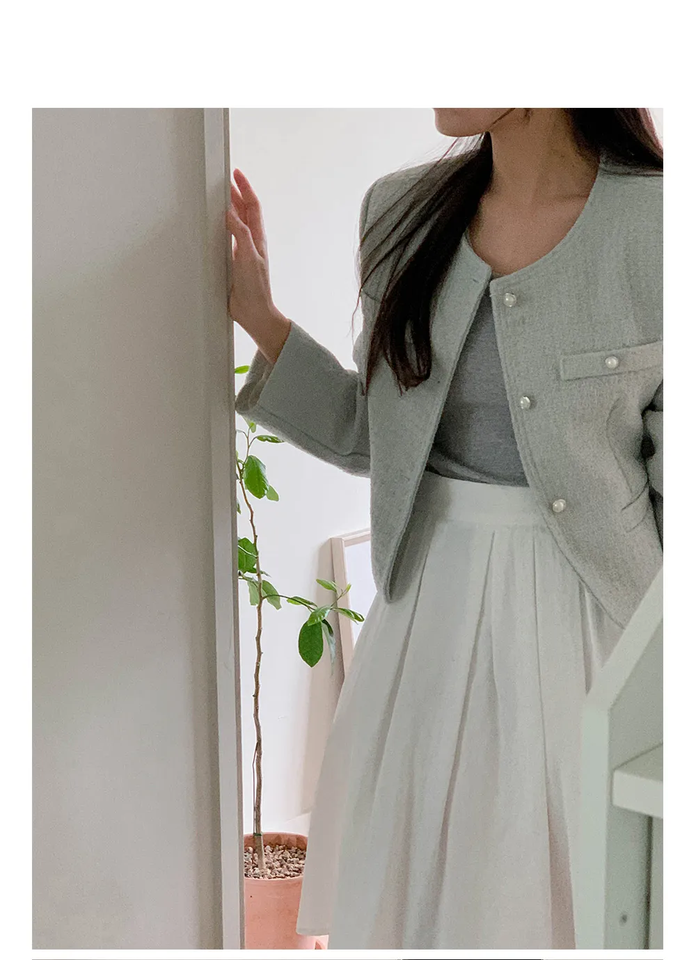 [단독][봄신상🌷하객룩/오피스룩][1천장돌파][코코메이드]퍼퓸 트위드 자켓 상세 이미지 22