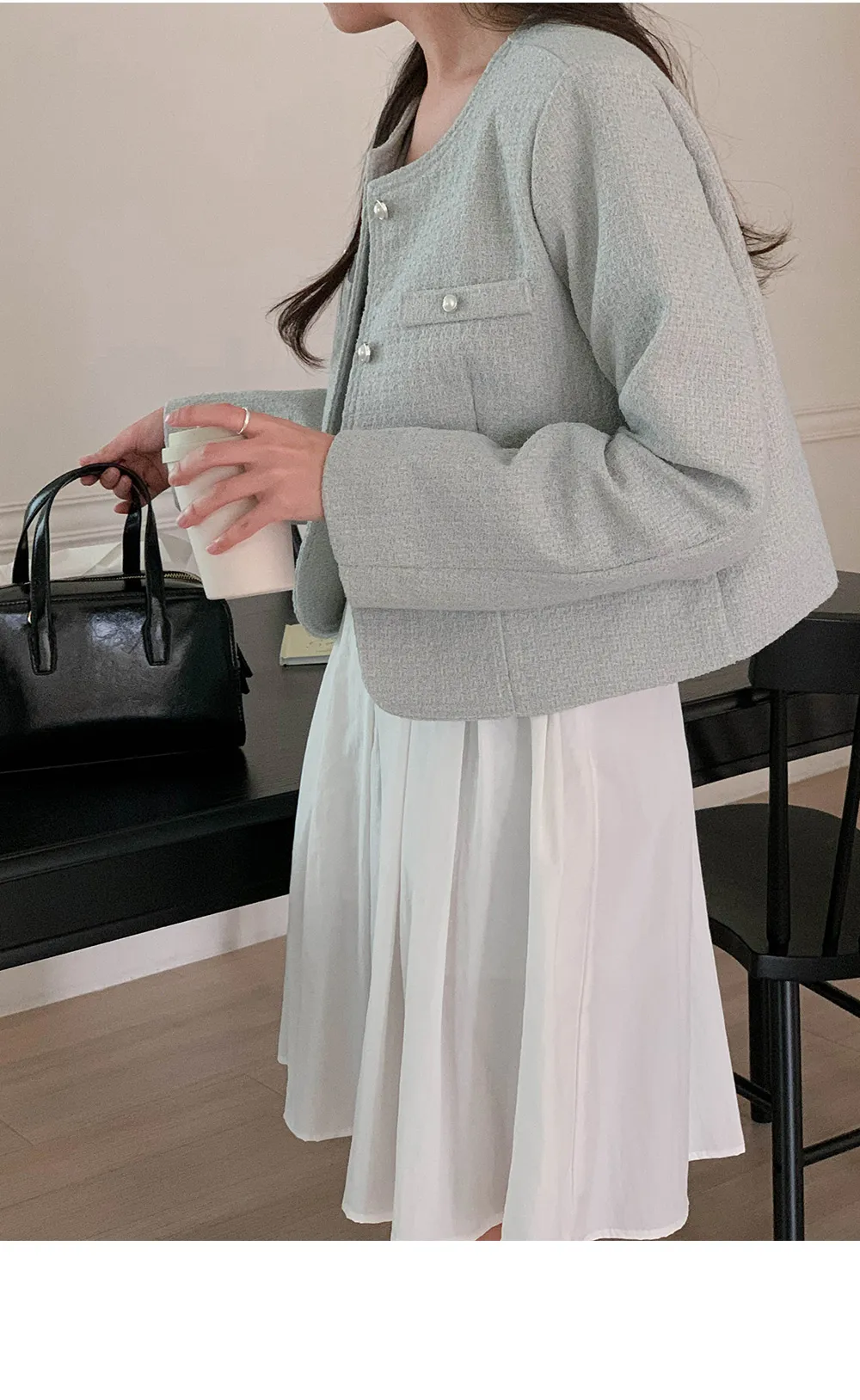 [단독][봄신상🌷하객룩/오피스룩][1천장돌파][코코메이드]퍼퓸 트위드 자켓 상세 이미지 28