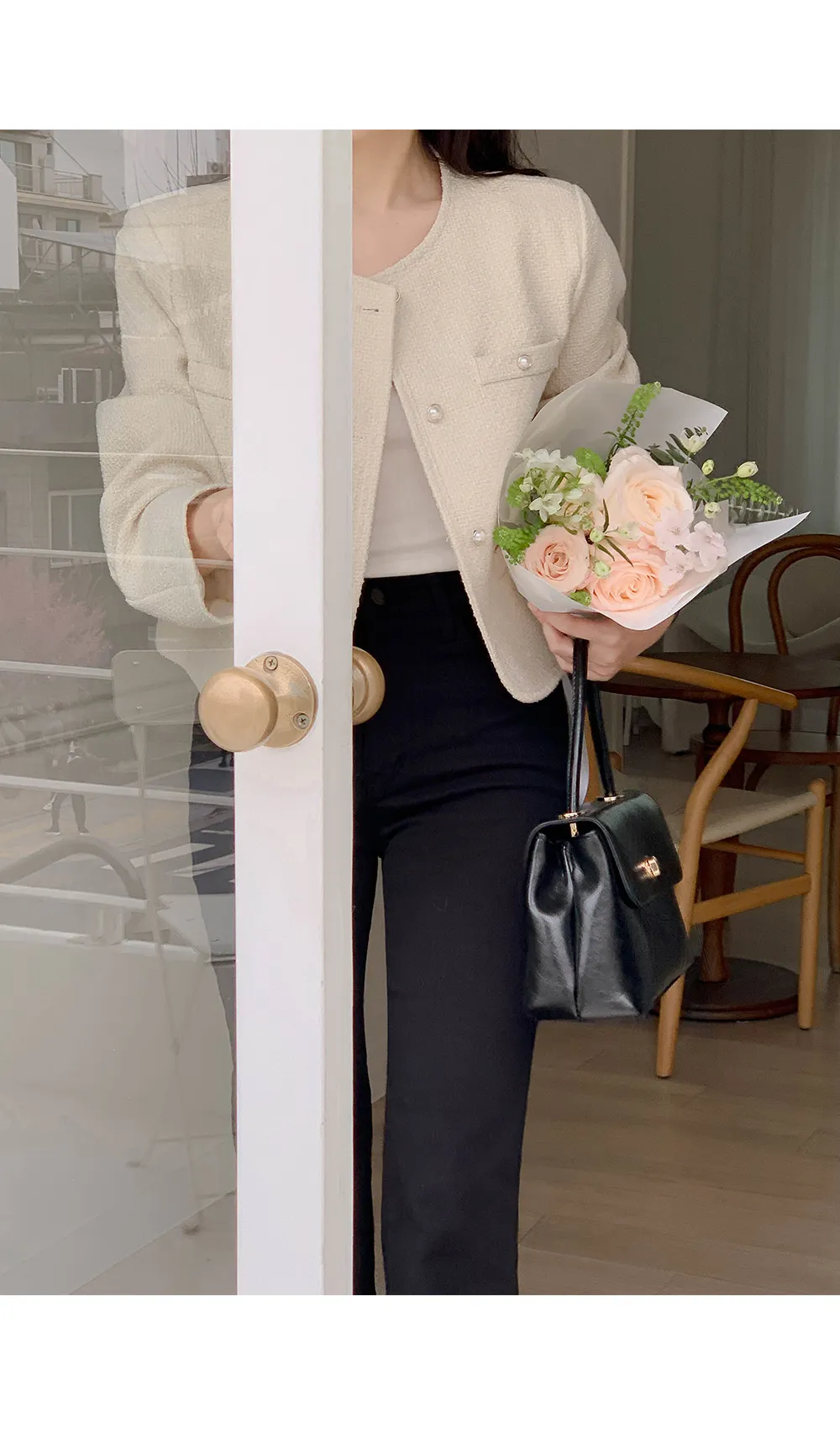 [단독][봄신상🌷하객룩/오피스룩][1천장돌파][코코메이드]퍼퓸 트위드 자켓 상세 이미지 46