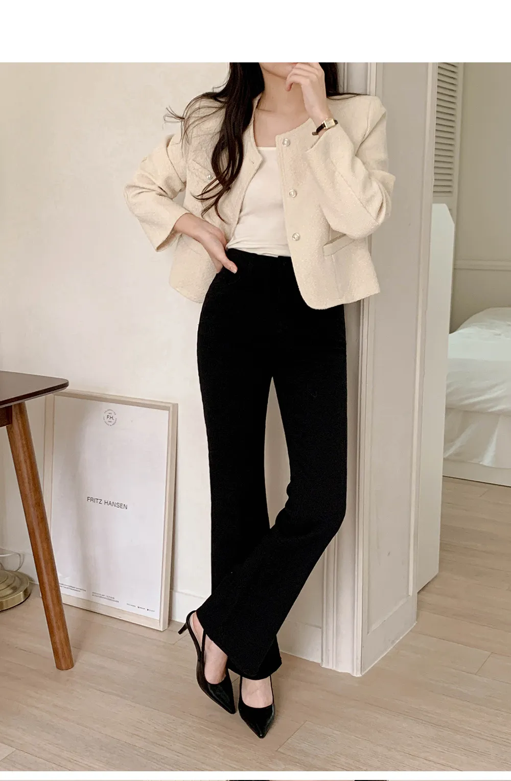 [단독][봄신상🌷하객룩/오피스룩][1천장돌파][코코메이드]퍼퓸 트위드 자켓 상세 이미지 48