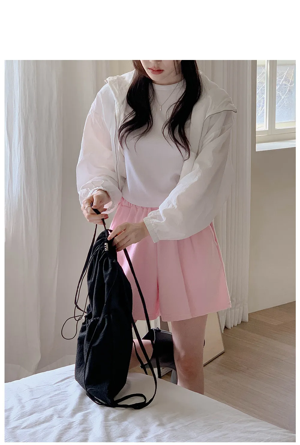 [여름🌴장마룩][1천장돌파] 하스 크롭 바람막이 점퍼 상세 이미지 72