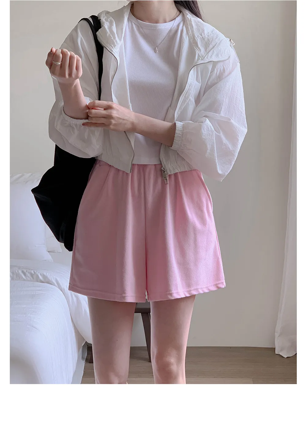 [여름🌴장마룩][1천장돌파] 하스 크롭 바람막이 점퍼 상세 이미지 78