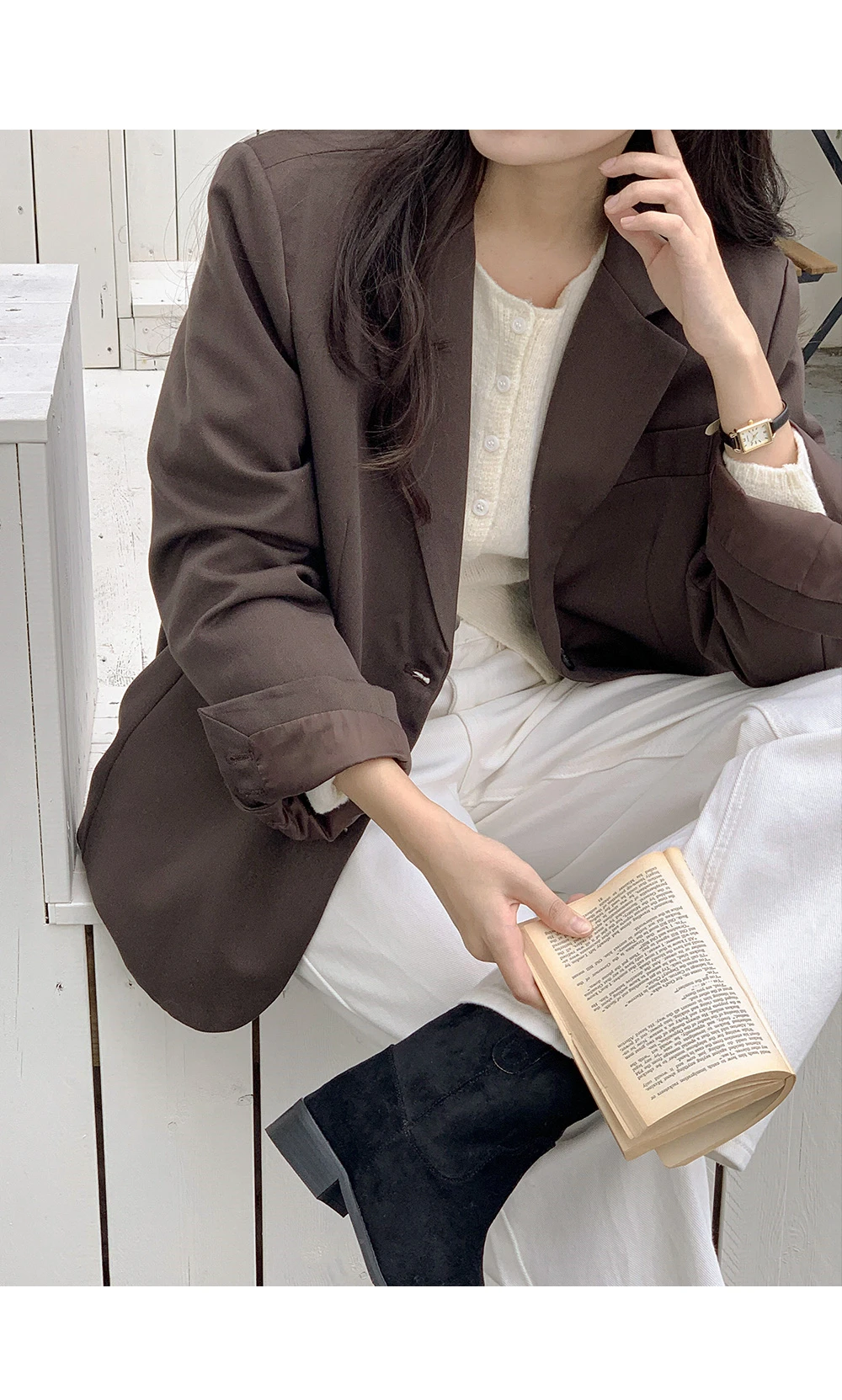 [봄🌷드뮤어/오피스룩][코코메이드]멀시 테일러드 자켓 상세 이미지 85