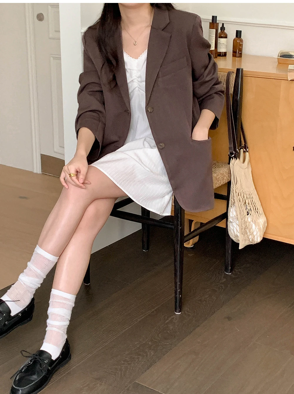 [봄🌷드뮤어/오피스룩][코코메이드]멀시 테일러드 자켓 상세 이미지 124