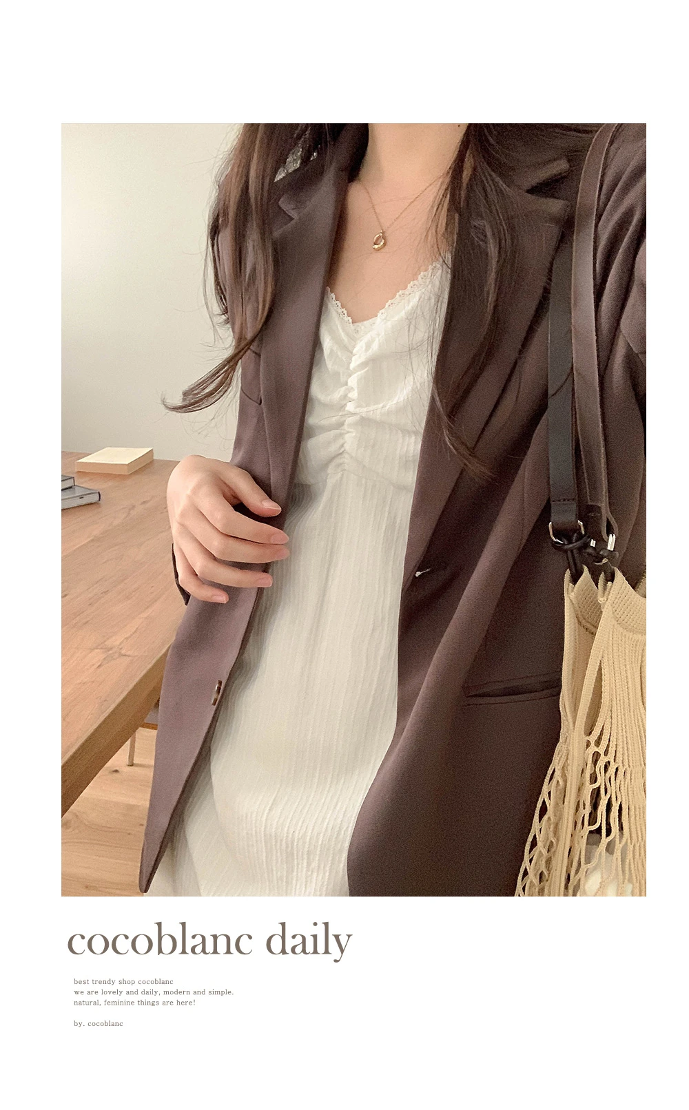 [봄🌷드뮤어/오피스룩][코코메이드]멀시 테일러드 자켓 상세 이미지 132