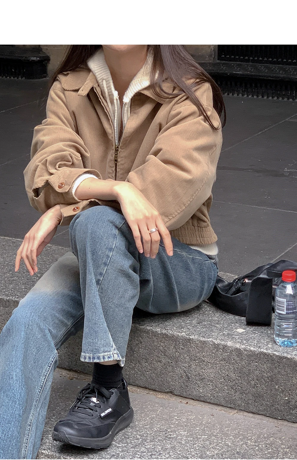 코코블랑 [봄신상🌷] 퍼블릭 코듀로이 블루종