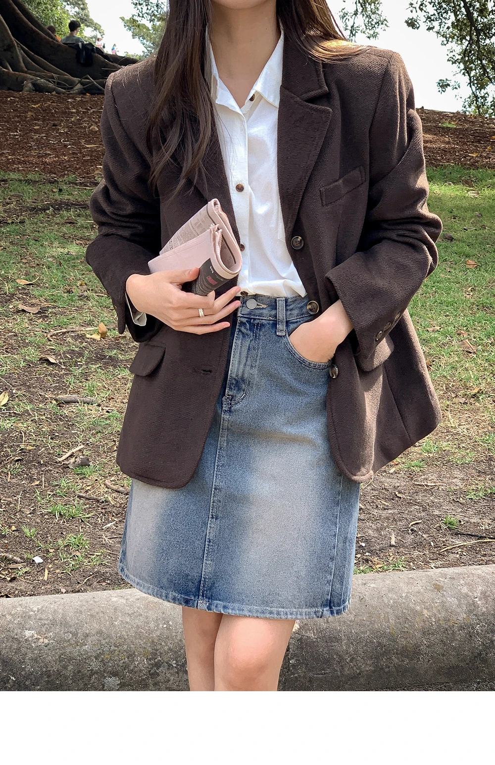 [봄🌷드뮤어][코코메이드]클래식 모직 싱글자켓 상세 이미지 35