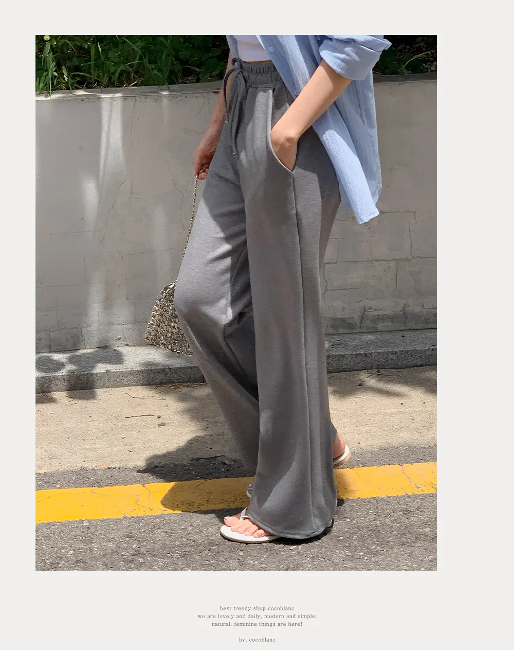 [여름🌴건조기ok/사계절][1천장돌파][부츠컷/기장추가][코코메이드]웨어러블 트레이닝팬츠(길이선택) 상세 이미지 76
