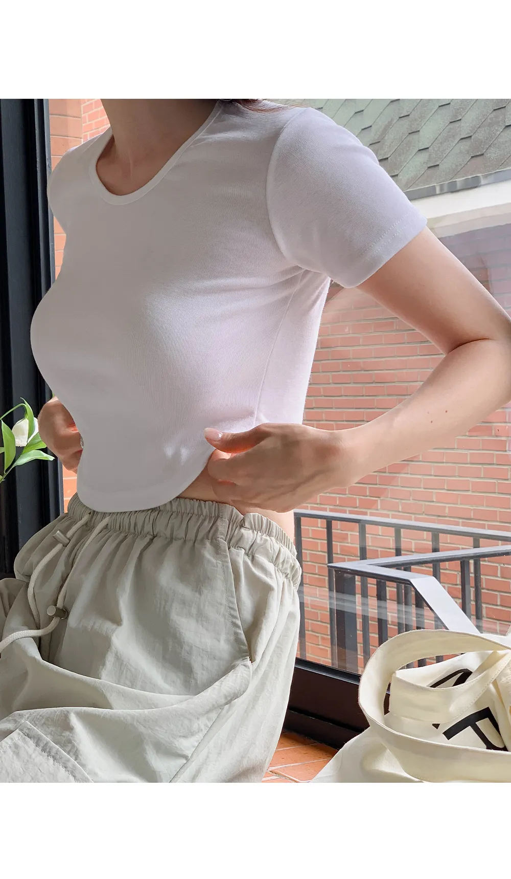[단독][여름🌴][1천장돌파][코코메이드]스트링 나일론 카고팬츠(밴딩) 상세 이미지 212
