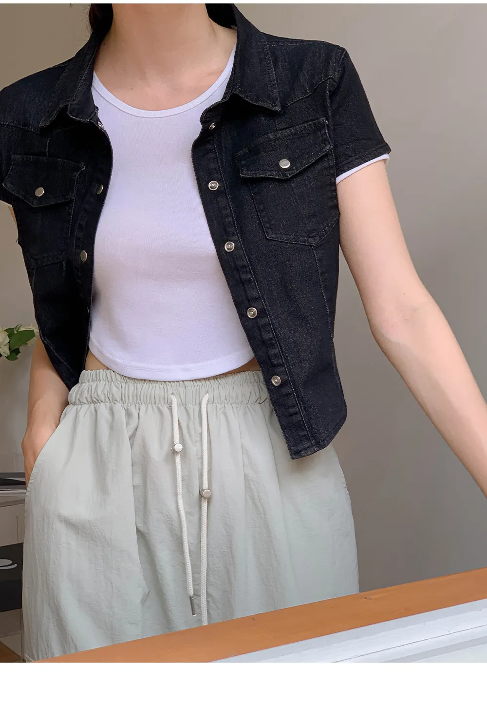[단독][여름🌴][1천장돌파][코코메이드]스트링 나일론 카고팬츠(밴딩) 상세 이미지 223