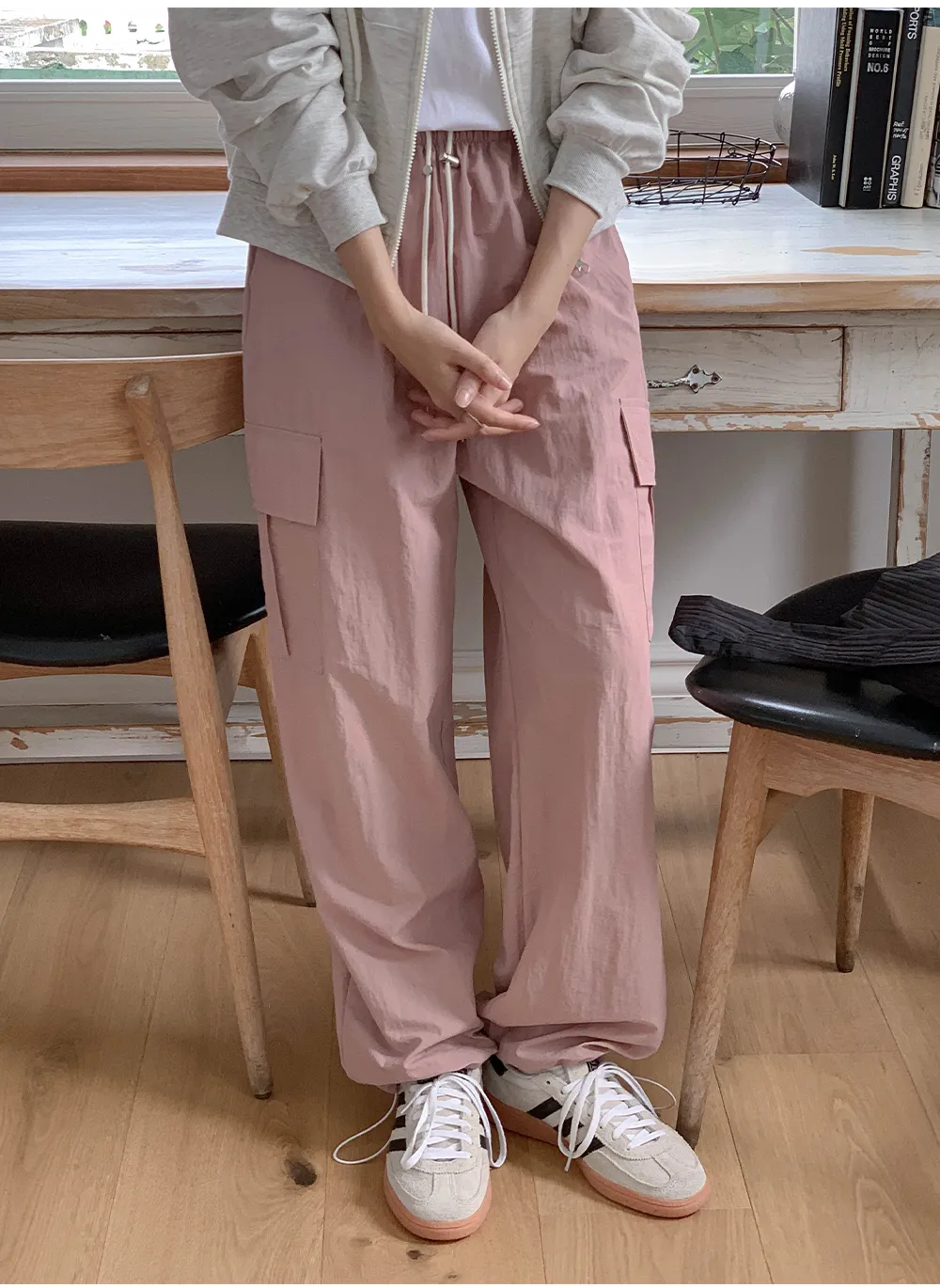 [단독][여름🌴][1천장돌파][코코메이드]스트링 나일론 카고팬츠(밴딩) 상세 이미지 25