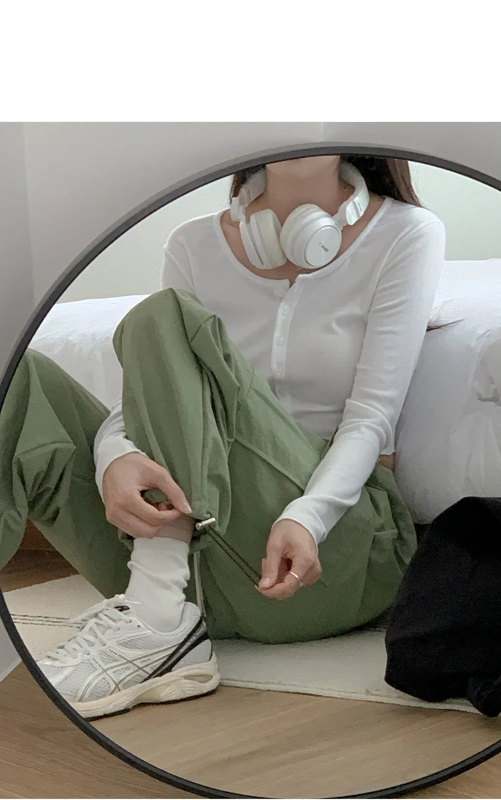 [단독][여름🌴][1천장돌파][코코메이드]스트링 나일론 카고팬츠(밴딩) 상세 이미지 92
