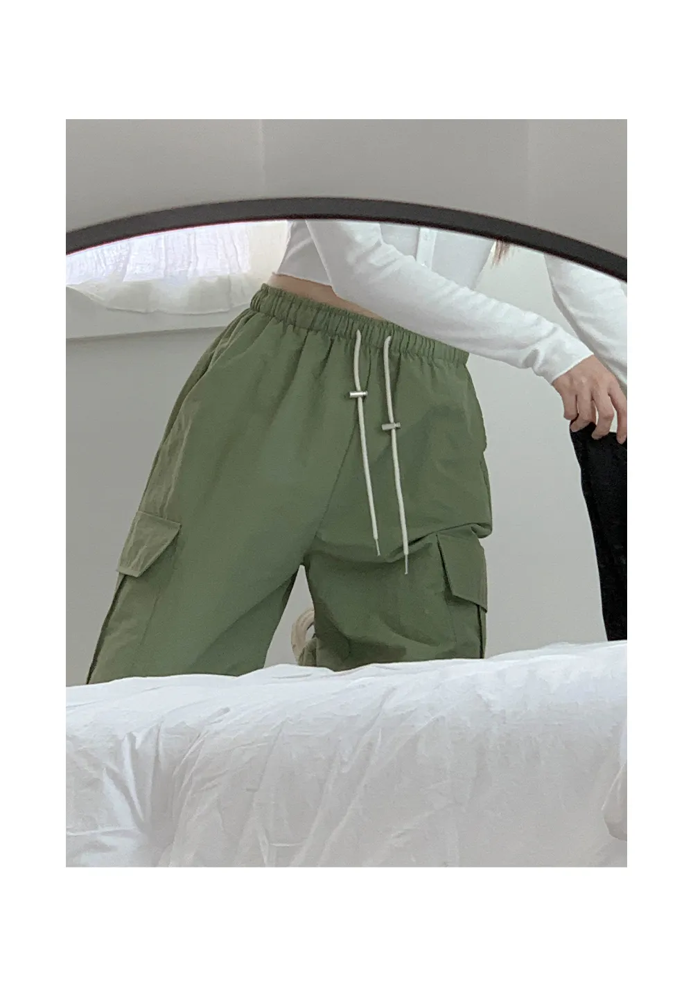 [단독][여름🌴][1천장돌파][코코메이드]스트링 나일론 카고팬츠(밴딩) 상세 이미지 116