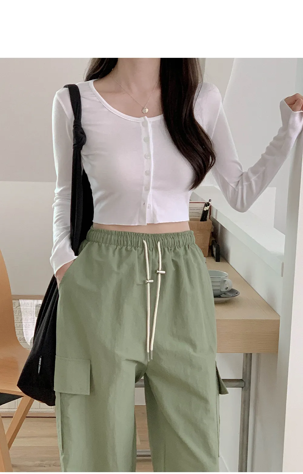 [단독][여름🌴][1천장돌파][코코메이드]스트링 나일론 카고팬츠(밴딩) 상세 이미지 117