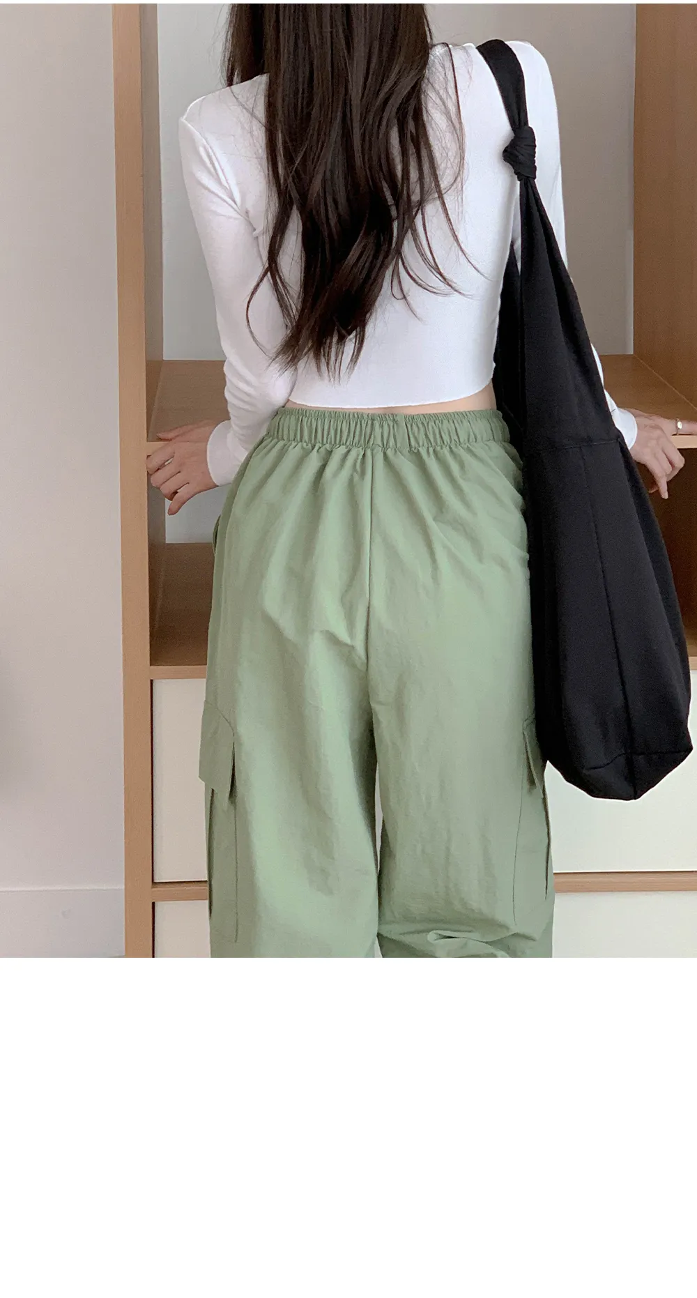 [단독][여름🌴][1천장돌파][코코메이드]스트링 나일론 카고팬츠(밴딩) 상세 이미지 119