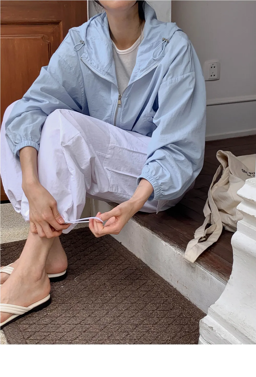 [단독][여름🌴][1천장돌파][코코메이드]스트링 나일론 카고팬츠(밴딩) 상세 이미지 268