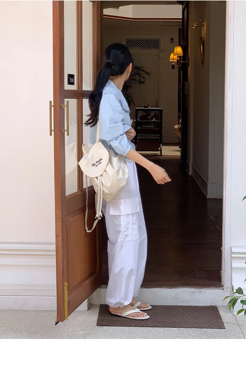 [단독][여름🌴][1천장돌파][코코메이드]스트링 나일론 카고팬츠(밴딩) 상세 이미지 270