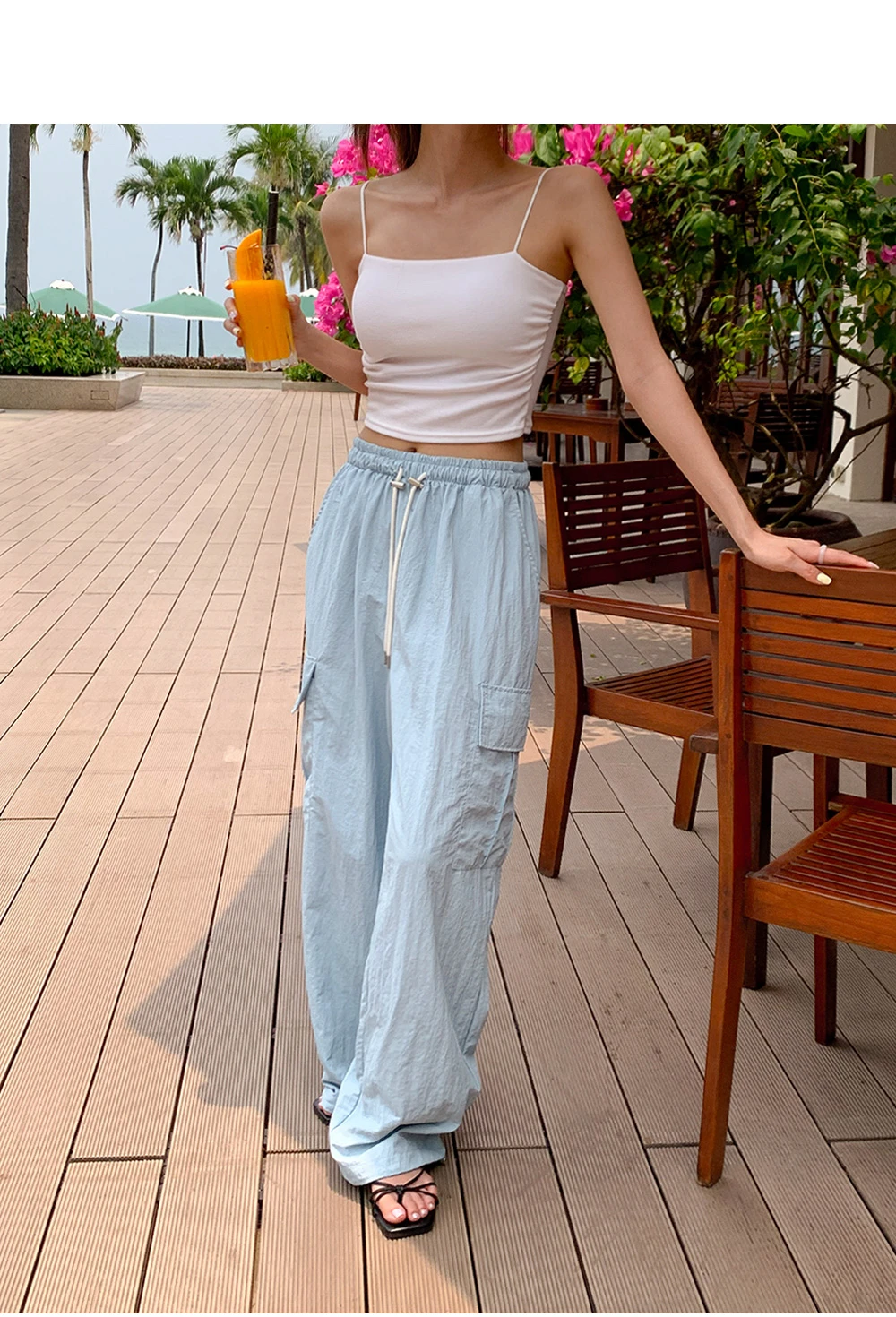 [단독][여름🌴][1천장돌파][코코메이드]스트링 나일론 카고팬츠(밴딩) 상세 이미지 188