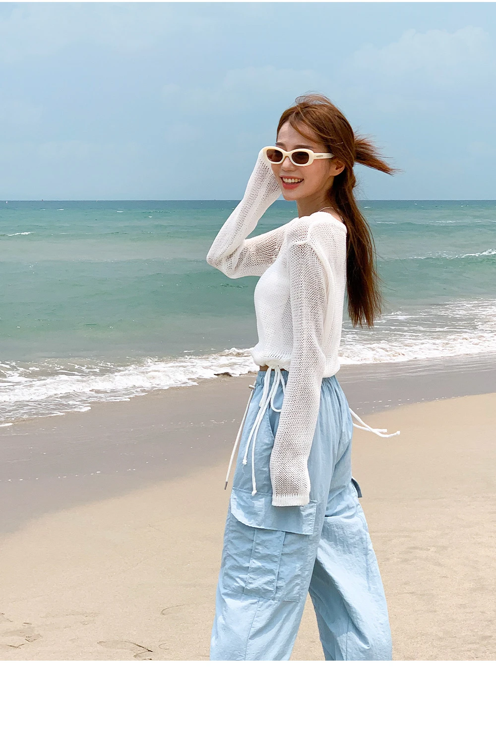 [단독][여름🌴][1천장돌파][코코메이드]스트링 나일론 카고팬츠(밴딩) 상세 이미지 199