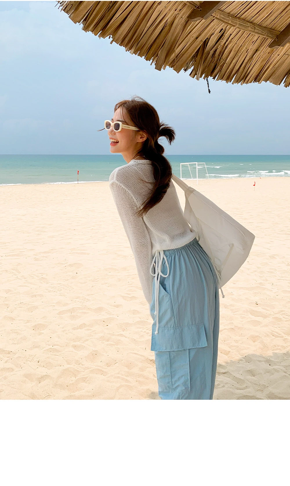 [단독][여름🌴][1천장돌파][코코메이드]스트링 나일론 카고팬츠(밴딩) 상세 이미지 205