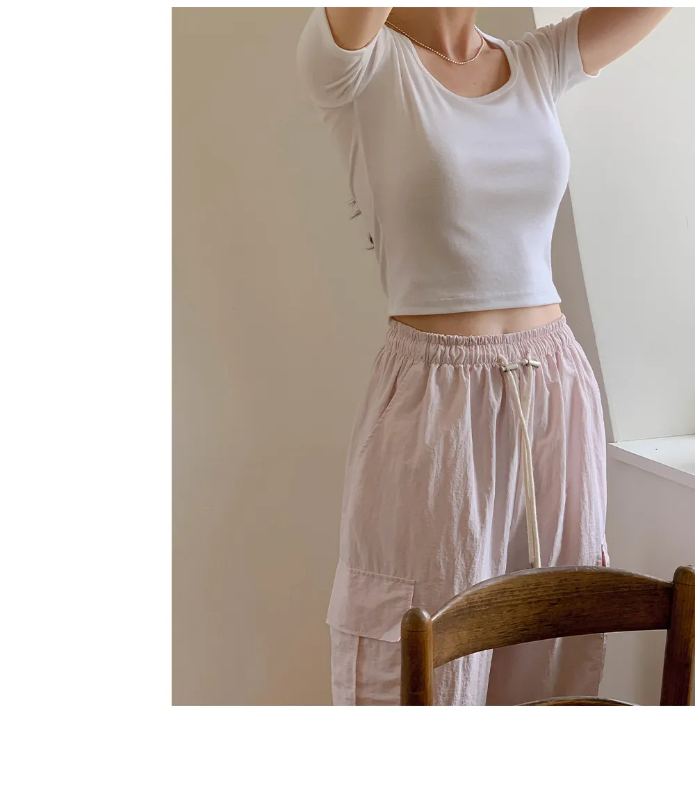 [단독][여름🌴][1천장돌파][코코메이드]스트링 나일론 카고팬츠(밴딩) 상세 이미지 157