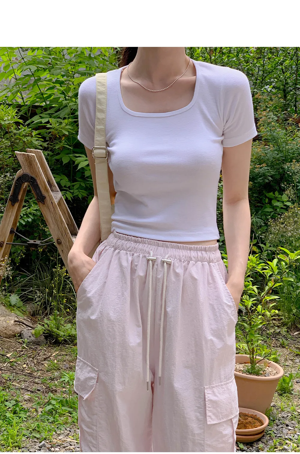 [단독][여름🌴][1천장돌파][코코메이드]스트링 나일론 카고팬츠(밴딩) 상세 이미지 160