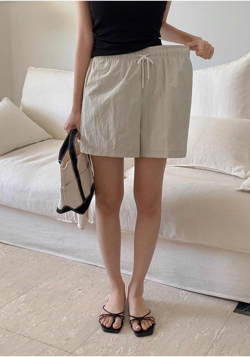 [단독][휴양지룩🌴장마룩][1천장돌파][코코메이드] 라이튼 나일론 숏팬츠(밴딩) 상세 이미지 69