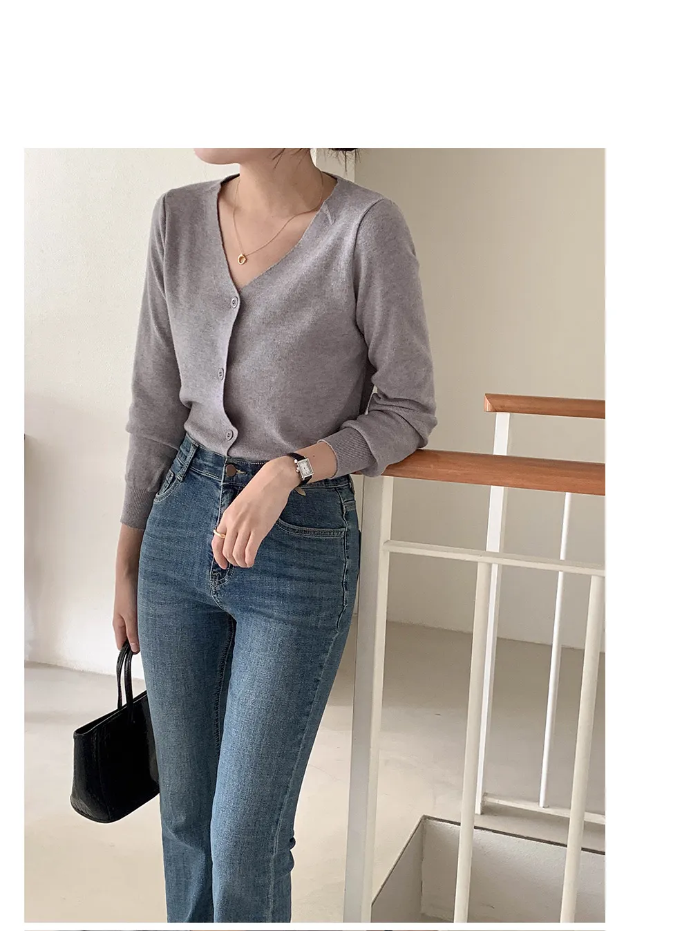 코코블랑 [봄신상🌷개강룩] 커즈 부츠컷 데님팬츠