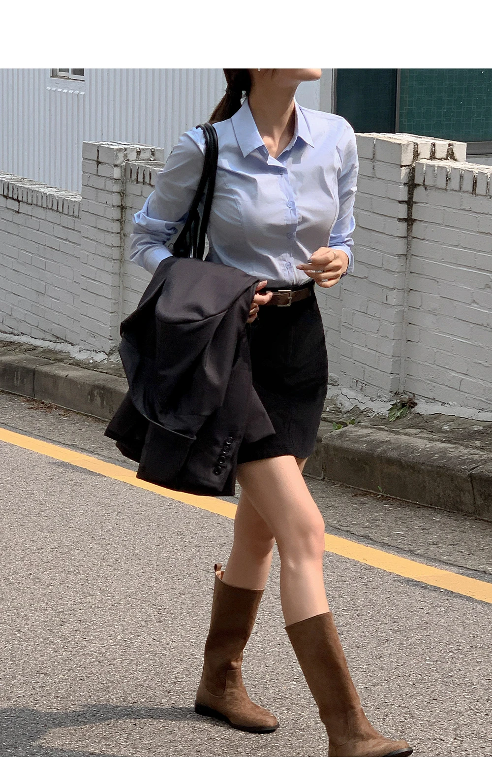 [단독][봄🌷하객룩][1천장돌파] 페이블 코듀로이 스커트(벨트set) 상세 이미지 54