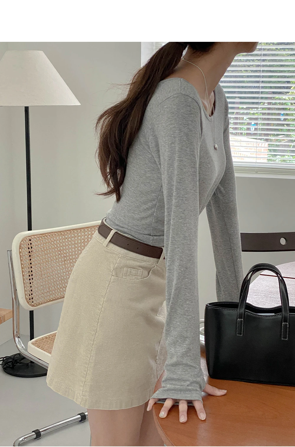 [단독][봄🌷하객룩][1천장돌파] 페이블 코듀로이 스커트(벨트set) 상세 이미지 89