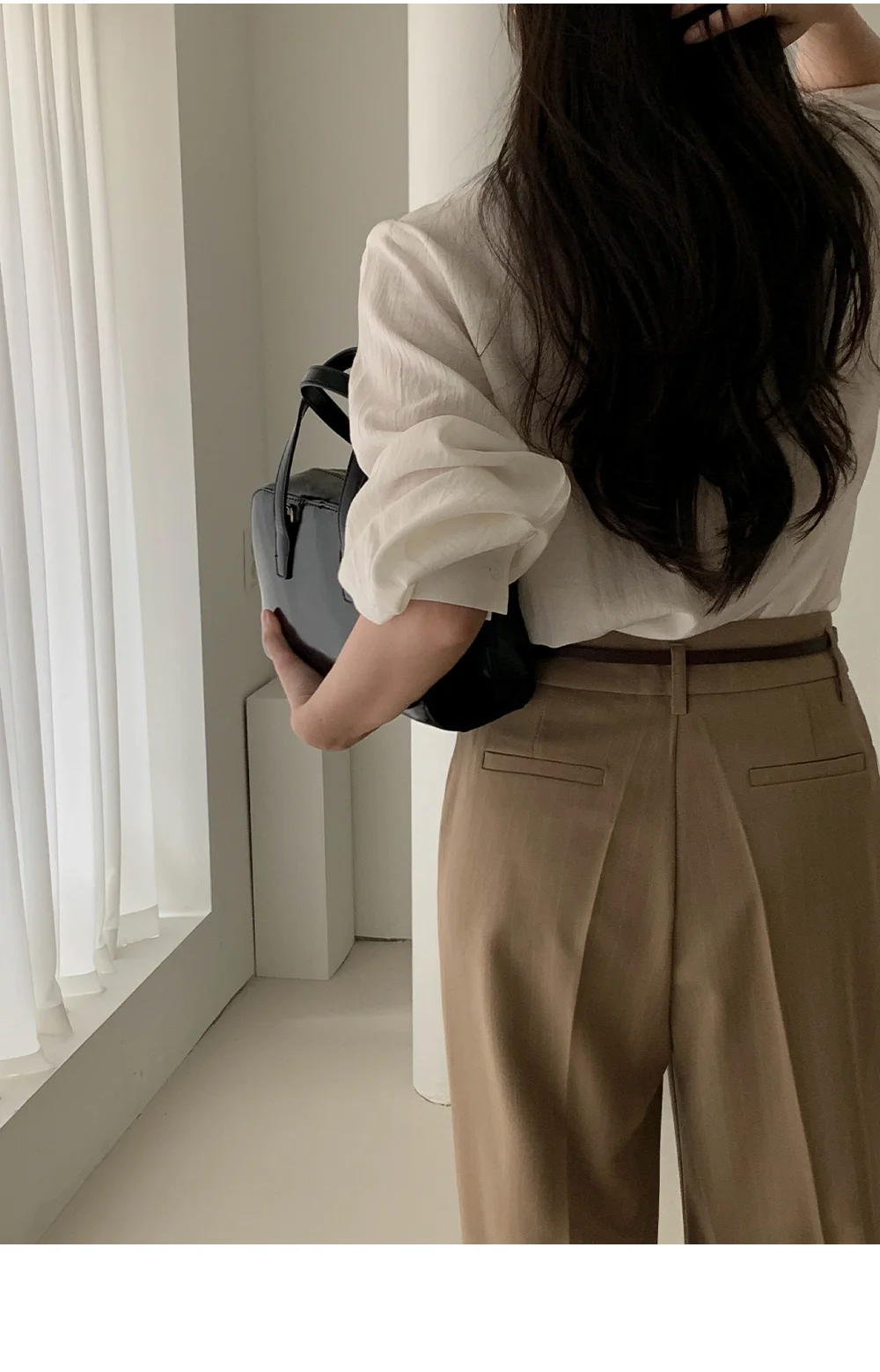 코코블랑 [봄신상🌷하객룩][Solevé]모아브 타이 블라우스
