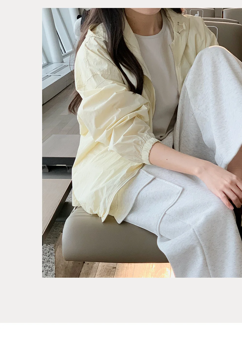 [여름신상🌴바람막이] 모니 윈드 후드 집업 상세 이미지 10