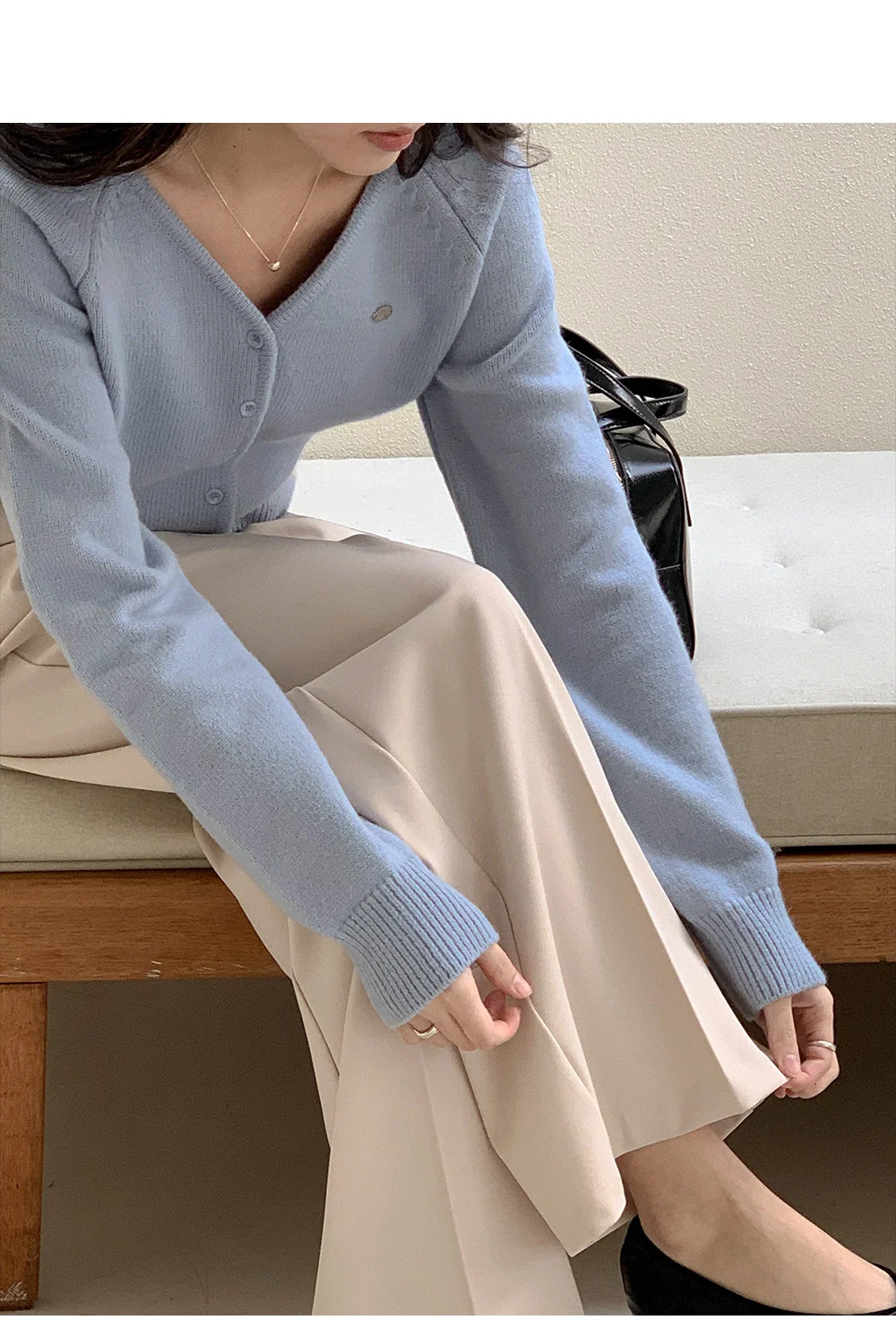[봄🌷파스텔톤] 실버 팬던트 가디건 상세 이미지 24