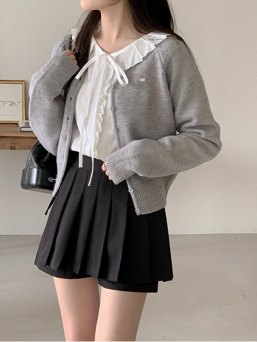 [봄🌷파스텔톤] 실버 팬던트 가디건 상세 이미지 34