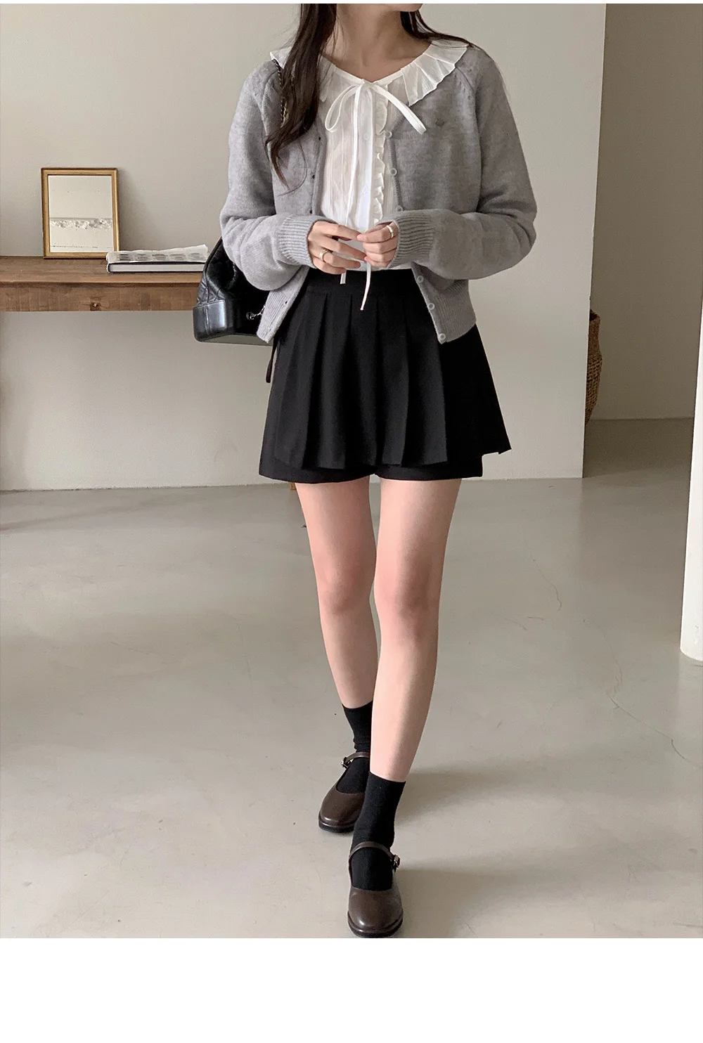 [봄🌷파스텔톤] 실버 팬던트 가디건 상세 이미지 35