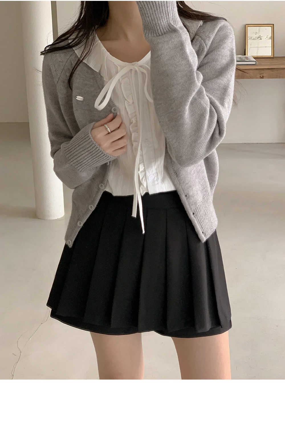 [봄🌷파스텔톤] 실버 팬던트 가디건 상세 이미지 40