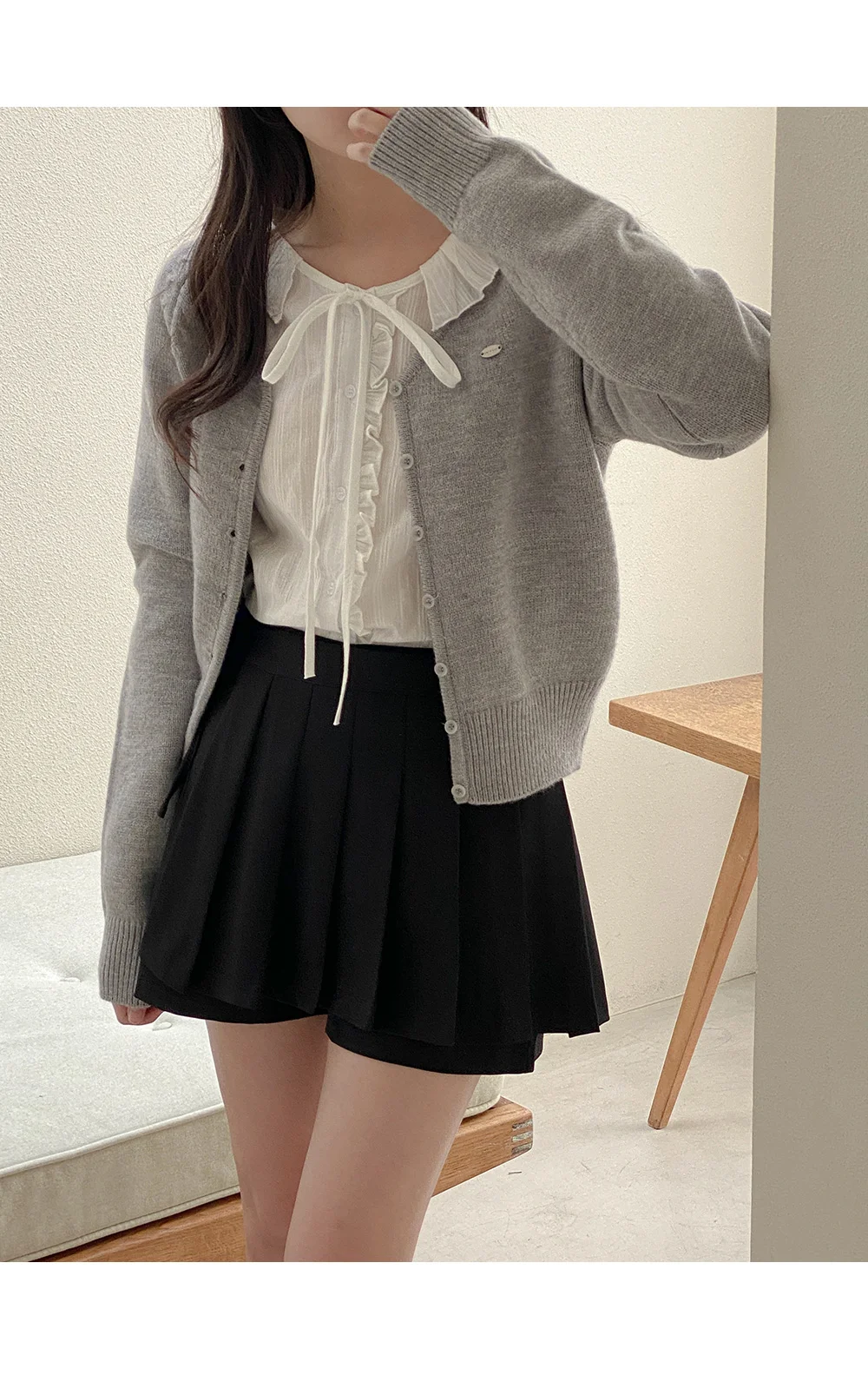 [봄🌷파스텔톤] 실버 팬던트 가디건 상세 이미지 46