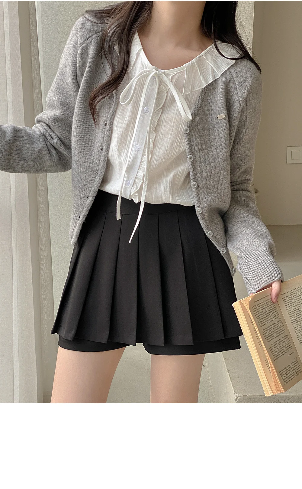 [봄🌷파스텔톤] 실버 팬던트 가디건 상세 이미지 52