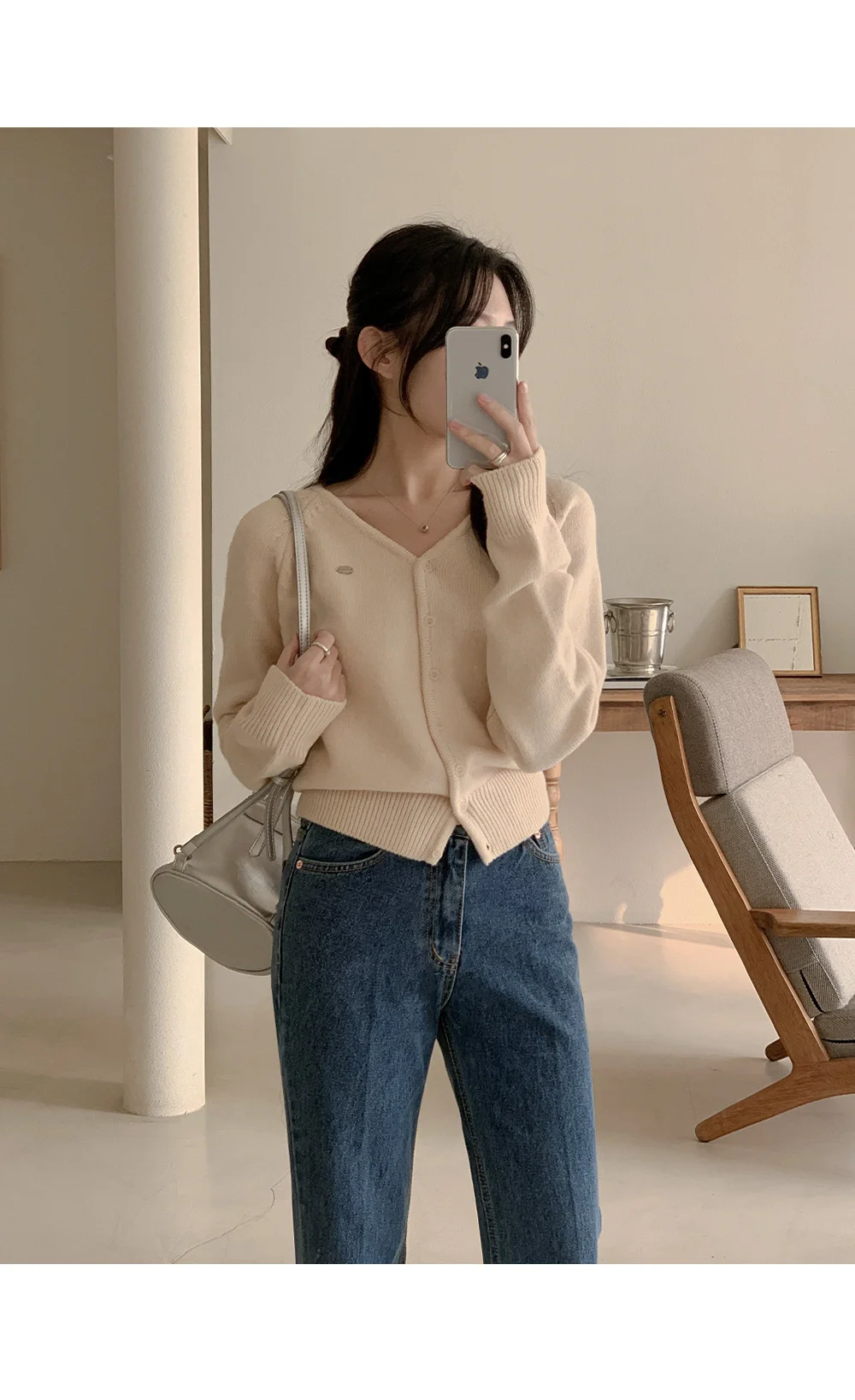 [봄🌷파스텔톤] 실버 팬던트 가디건 상세 이미지 60