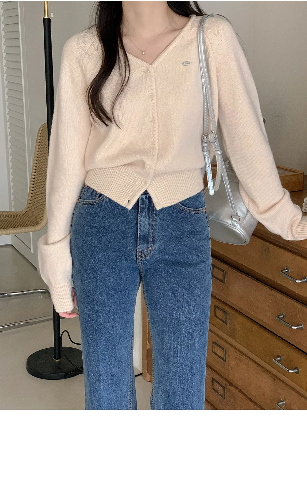 [봄🌷파스텔톤] 실버 팬던트 가디건 상세 이미지 79