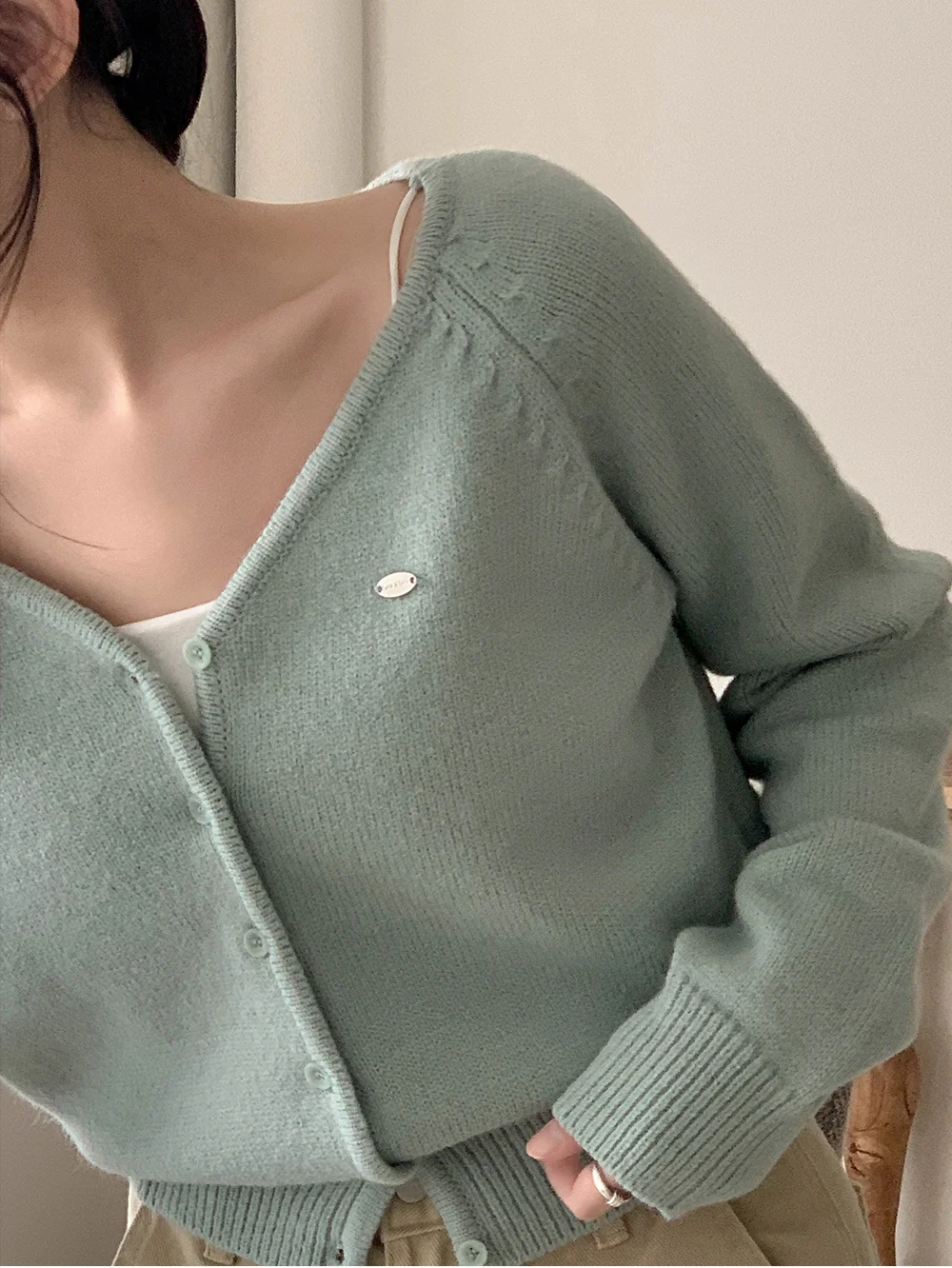 [봄🌷파스텔톤] 실버 팬던트 가디건 상세 이미지 80